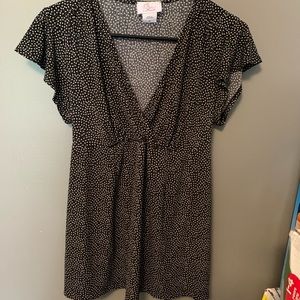 Oh Baby by Motherhood Maternity black white shirt